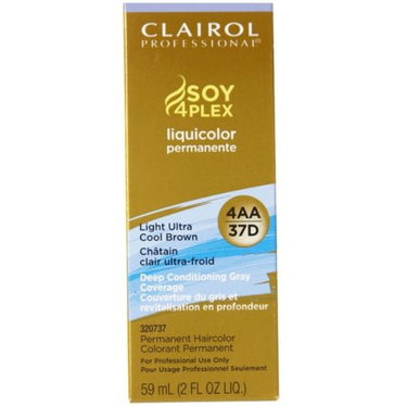 Clairol Professional Soy 4Plex Liquicolor Permanente – 4AA Light Ultra Cool Brown – 2 oz - ANNS BEAUTY SUPPLY